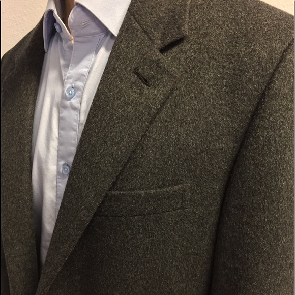 Grey cashmere blend coat by Trugen - Picture 4 of 8